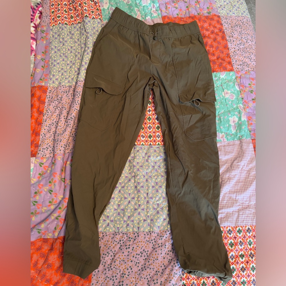 Monetta Olive Green Cargo Pants